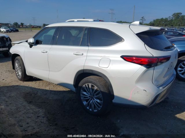 5TDFARAH7PS527184 Toyota Highlander Hybrid Platinum