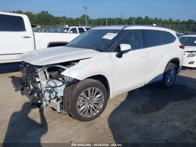 5TDFARAH7PS527184 Toyota Highlander Hybrid Platinum