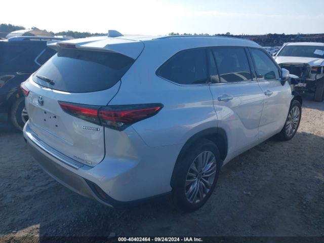 5TDFARAH7PS527184 Toyota Highlander Hybrid Platinum