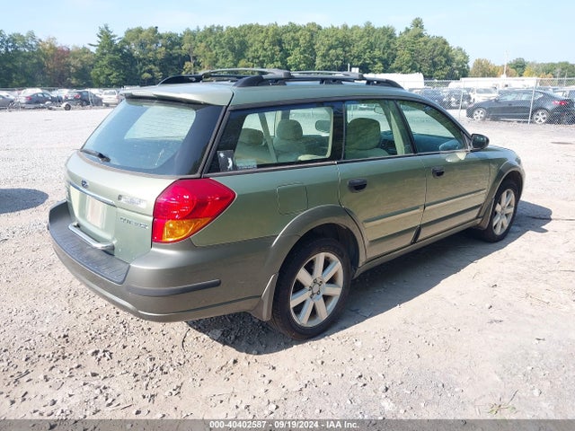 2007 Subaru Outback 2.5i მანქანა იყიდება აუქციონზე, vin: 4S4BP61C577327376, აუქციონის ნომერი: 40402587