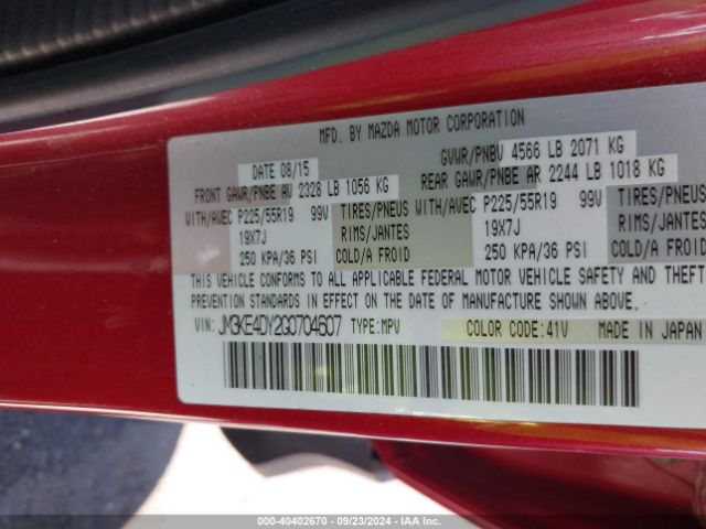 JM3KE4DY2G0704607 Mazda Cx-5 Grand Touring