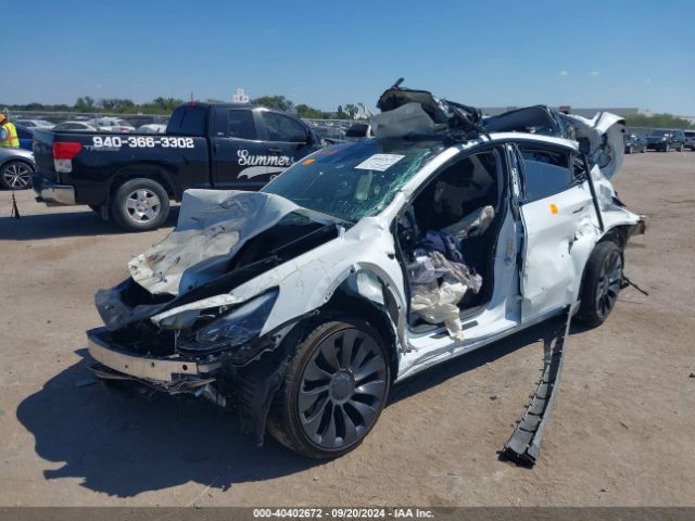 7SAYGDEF7PF830749 Tesla Model Y Awd/performance Dual Motor All-wheel Drive