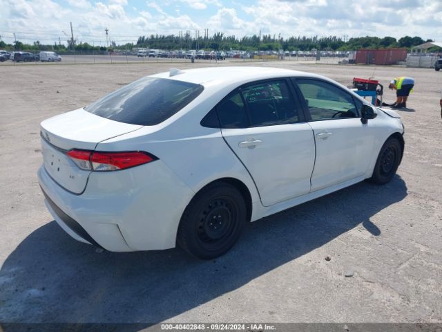 JTDEPRAE0LJ089650 Toyota COROLLA LE