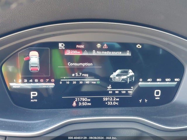 WAUBBAF4XNA024372 Audi A4 Premium Plus 40 Tfsi Quattro S Tronic