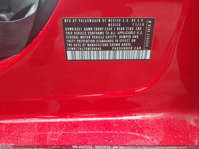 3VWD17AJ7GM286948 Volkswagen Jetta 1.8t Sport