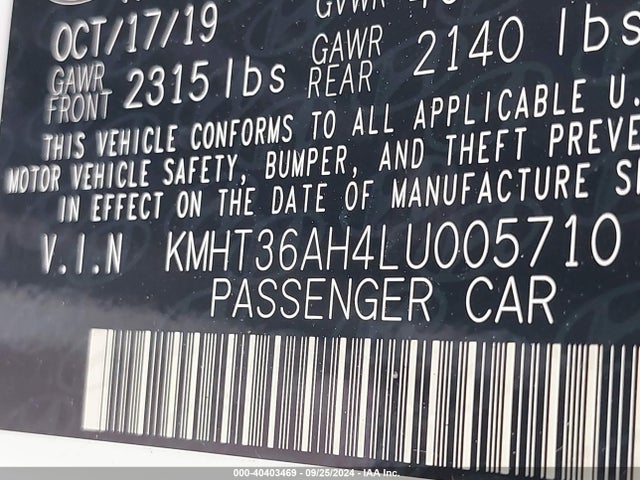 Hyundai VELOSTER N 2020 KMHT36AH4LU005710 Image 9