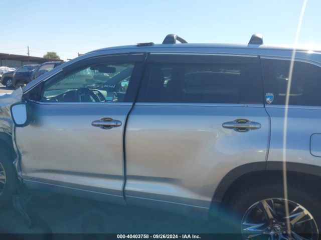 5TDDGRFH4KS061964 Toyota Highlander Hybrid Limited Platinum