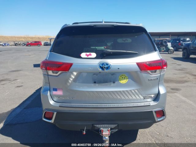 5TDDGRFH4KS061964 Toyota Highlander Hybrid Limited Platinum