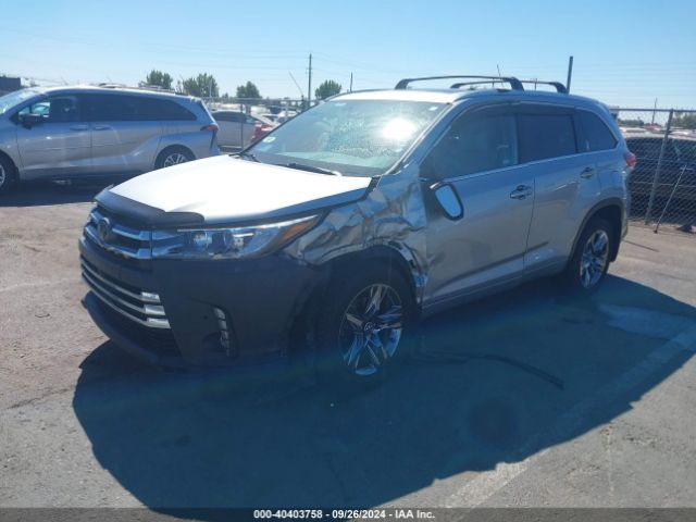 5TDDGRFH4KS061964 Toyota Highlander Hybrid Limited Platinum