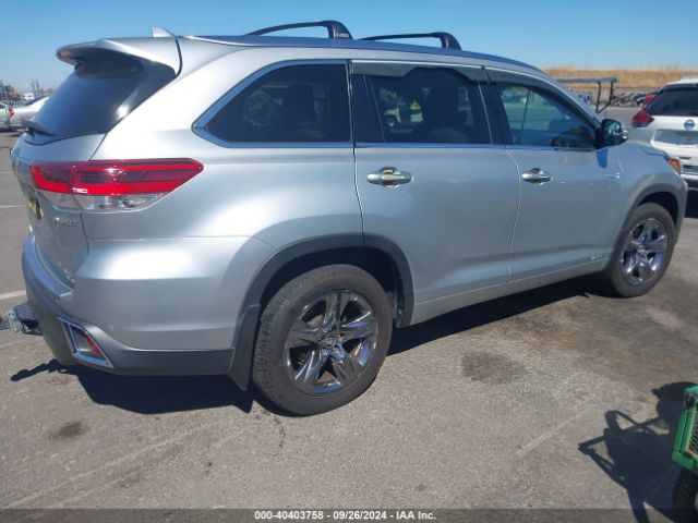 5TDDGRFH4KS061964 Toyota Highlander Hybrid Limited Platinum