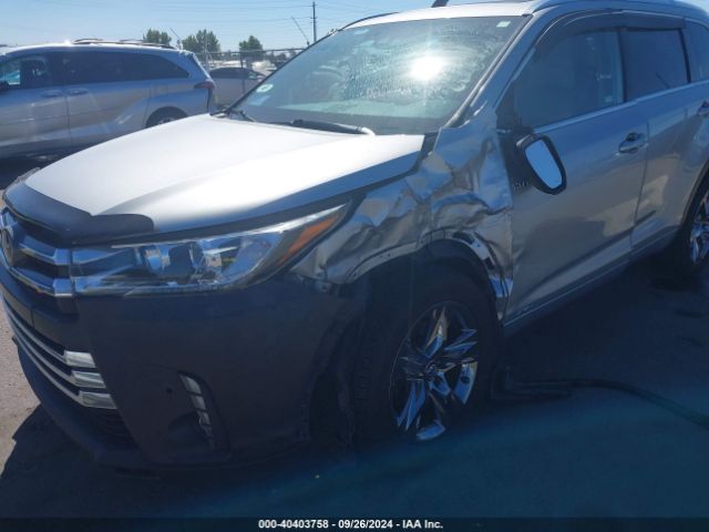 5TDDGRFH4KS061964 Toyota Highlander Hybrid Limited Platinum