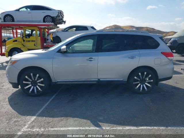 5N1AR2MM2EC611703 Nissan Pathfinder Platinum