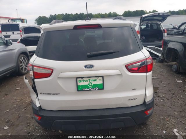 MAJ6S3GL5LC357205 Ford Ecosport Se