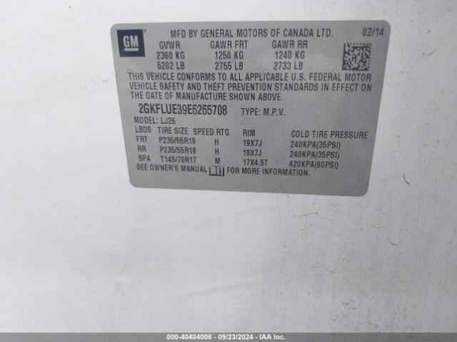 2GKFLUE39E6265708 GMC Terrain Denali