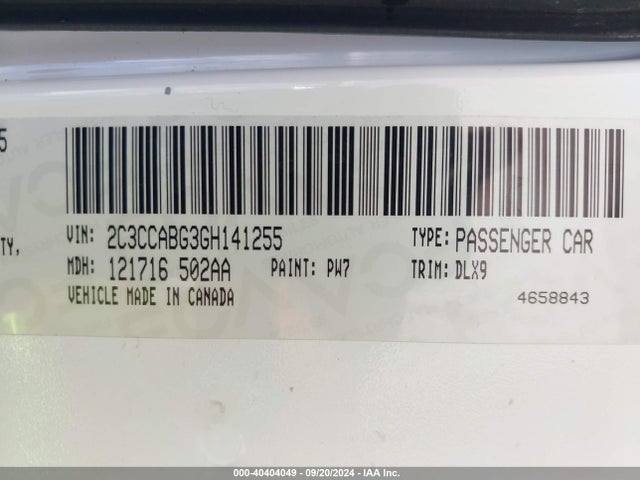 2C3CCABG3GH141255 Chrysler 300 300s