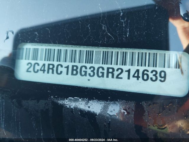 2C4RC1BG3GR214639 Chrysler Town & Country Touring