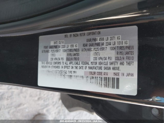 Mazda Cx-5 Touring 2015 JM3KE4CY8F0455164 Image 9