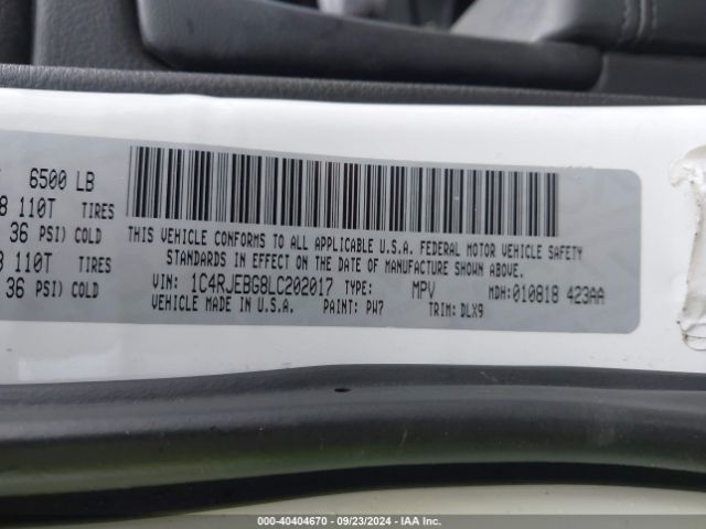 1C4RJEBG8LC202017 Jeep Grand Cherokee Limited 4x2