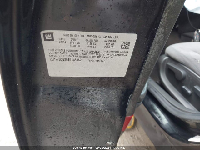 2G1WB5E36E1146962 Chevrolet Impala Limited Lt