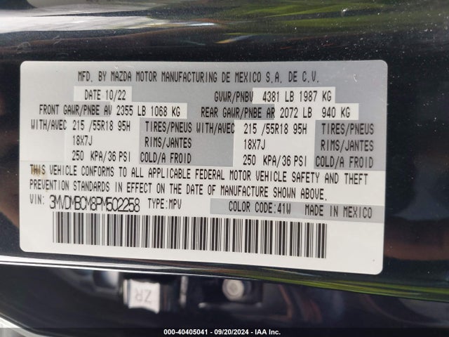3MVDMBCM8PM502258 Mazda Cx-30 2.5 S Preferred