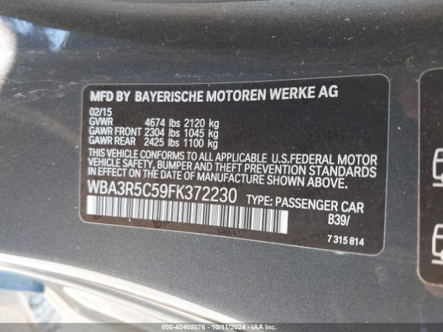 WBA3R5C59FK372230 BMW 435i Xdrive