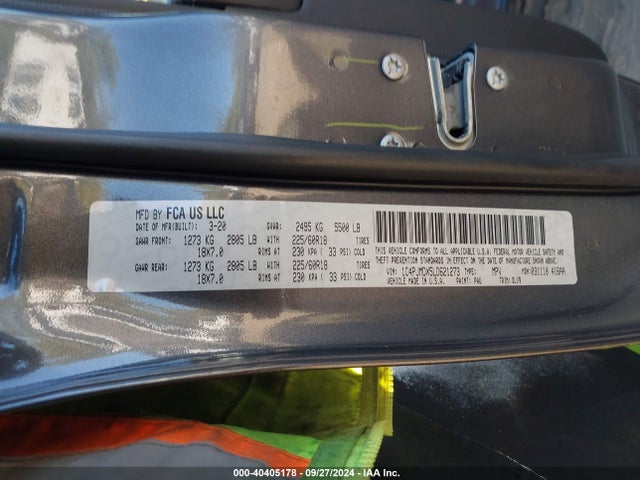 1C4PJMDX5LD621273 Jeep Cherokee Limited 4x4