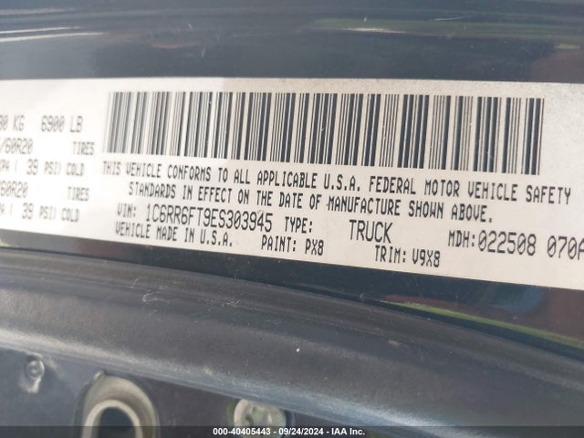 RAM 1500 Express 2014 1C6RR6FT9ES303945 Image 9