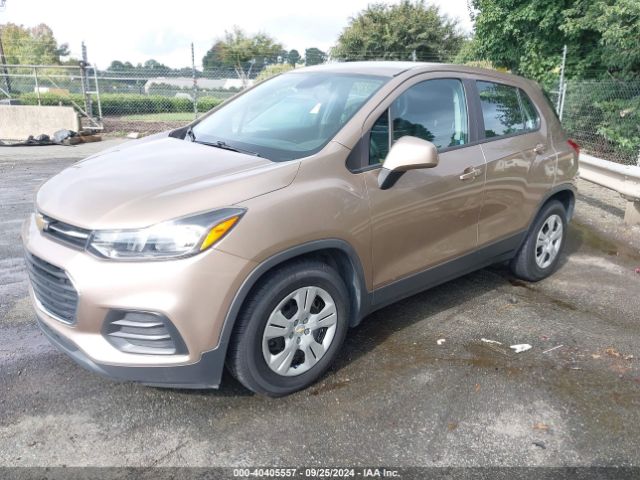 3GNCJKSB3JL299841 Chevrolet TRAX LS