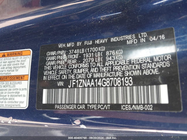 JF1ZNAA14G8708193 Scion FR-S