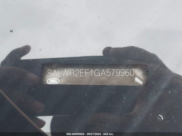 SALWR2EF1GA579960 Land Rover Range Rover Sport 5.0l V8 Supercharged/5.0l V8 Supercharged Dynamic