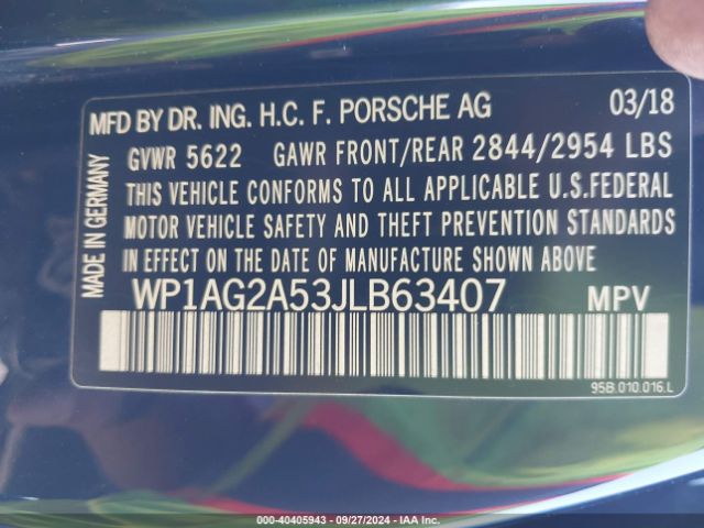 WP1AG2A53JLB63407 Porsche Macan Gts