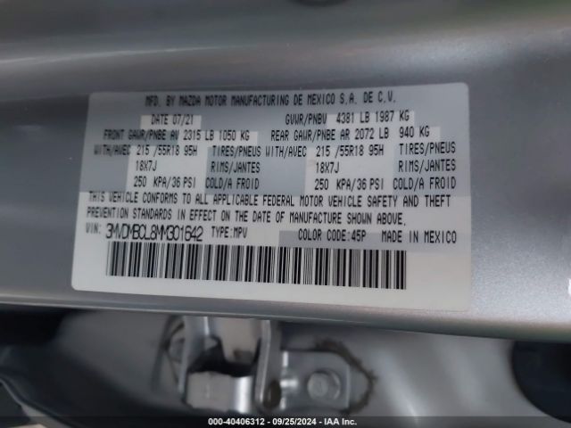 3MVDMBCL8MM301642 Mazda Cx-30 Preferred