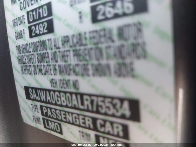 2010 JAGUAR XF SAJWA0GB0ALR75534 Photo 8