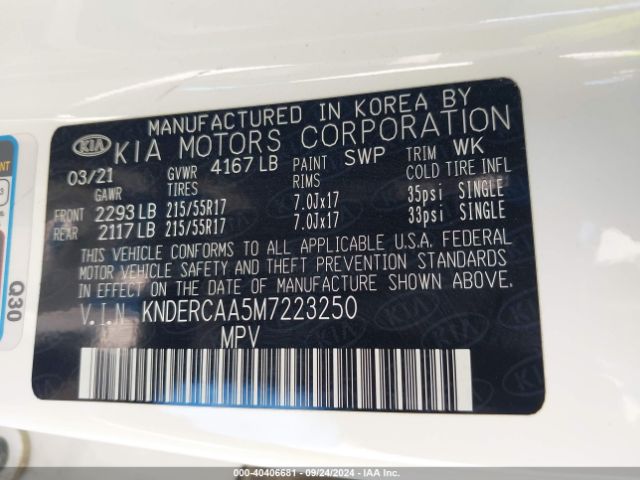 KNDERCAA5M7223250 KIA SELTOS EX
