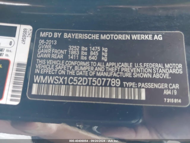 2013 MINI COUPE WMWSX1C52DT507789 Photo 8