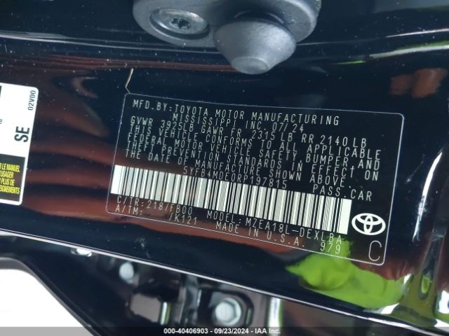 5YFB4MDE0RP197815 Toyota COROLLA LE