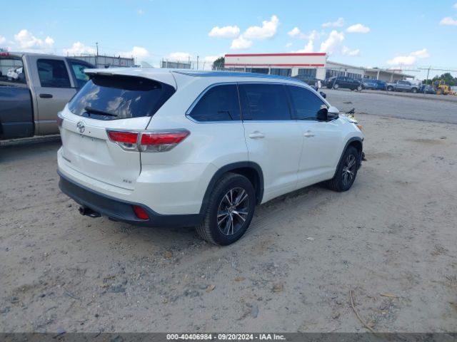 5TDKKRFH4GS123019 Toyota Highlander Xle V6