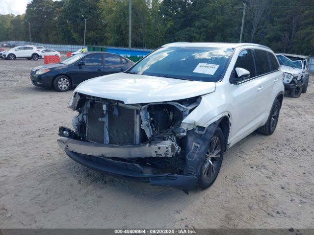 5TDKKRFH4GS123019 Toyota Highlander Xle V6