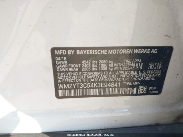 WMZYT3C54K3E94841 Mini Countryman Cooper S