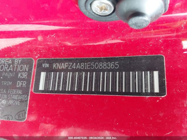 KNAFZ4A81E5088365 KIA FORTE EX