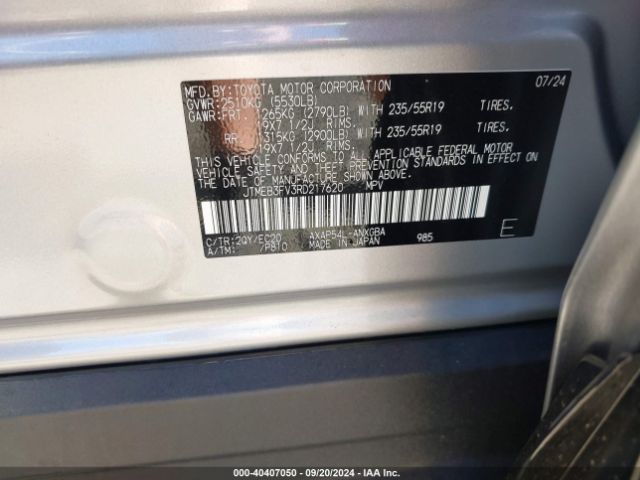 JTMEB3FV3RD217620 Toyota Rav4 Prime Xse