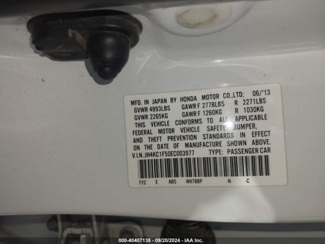JH4KC1F50EC003977 Acura RLX