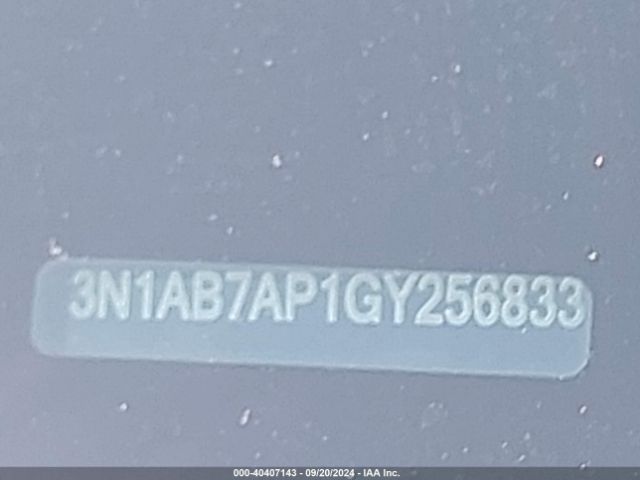 3N1AB7AP1GY256833 Nissan SENTRA S