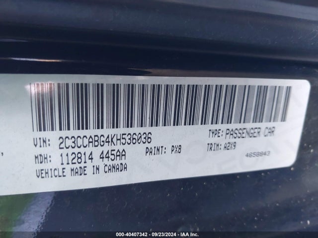 Chrysler 300 300s 2019 2C3CCABG4KH536036 Image 9