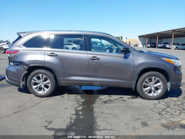 5TDJKRFH0FS146114 Toyota Highlander Xle V6