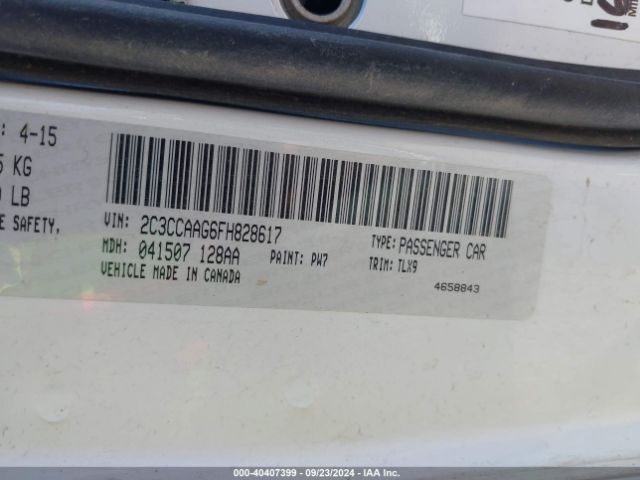 2C3CCAAG6FH828617 Chrysler 300 Limited