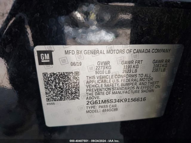 2G61M5S34K9156616 Cadillac XTS LUXURY