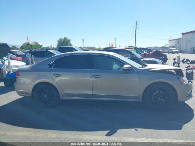 1VWCT7A39FC063060 Volkswagen Passat 1.8t Sel Premium