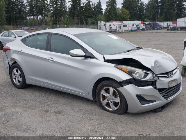 5NPDH4AE9FH643308 Hyundai ELANTRA SE