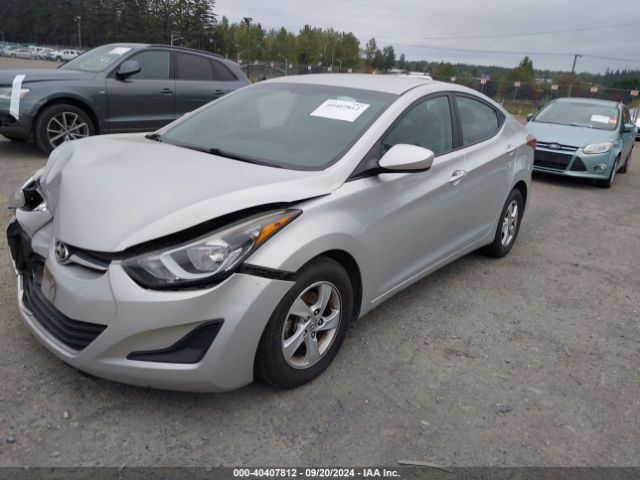 5NPDH4AE9FH643308 Hyundai ELANTRA SE